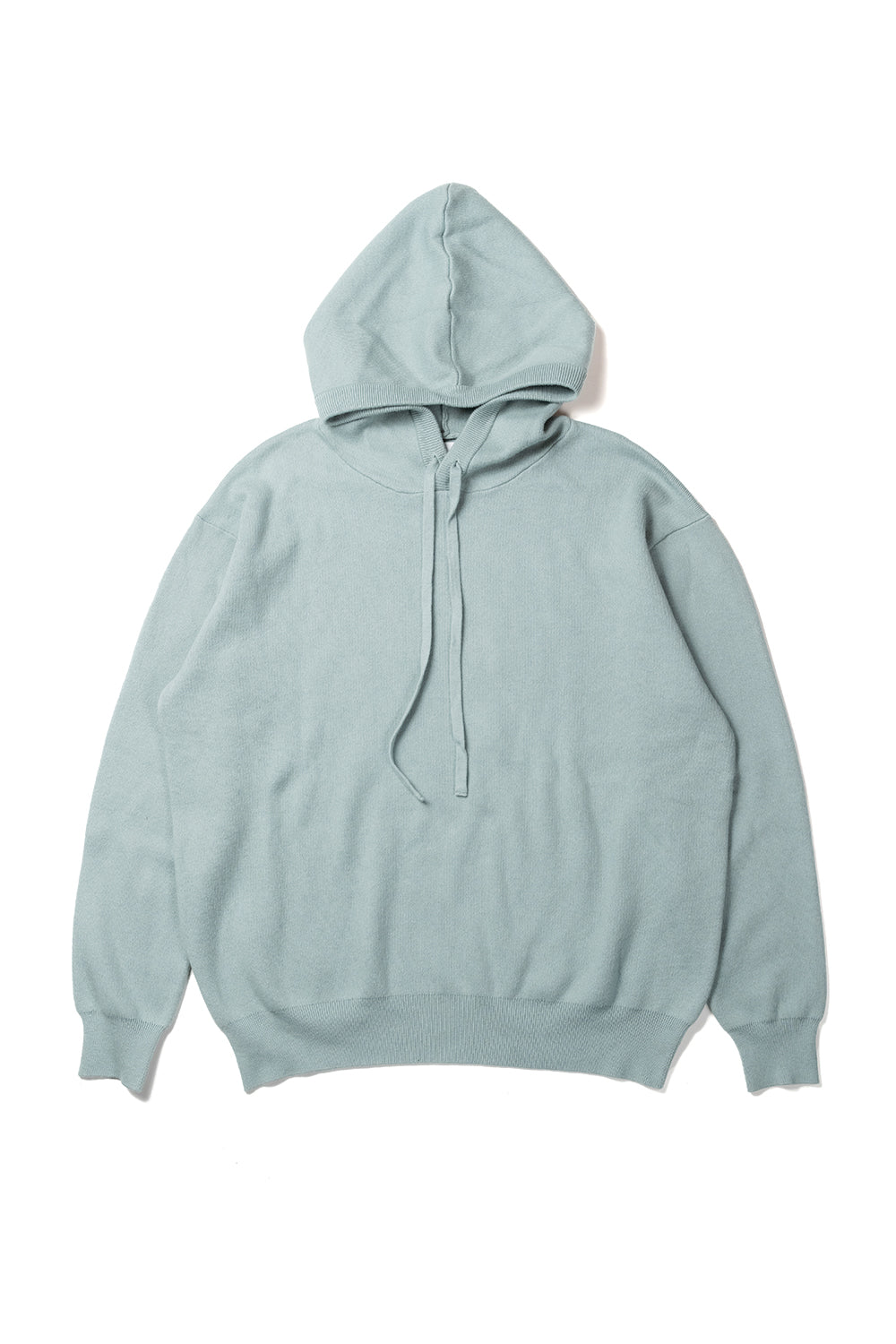 12G smouth knit hoodie