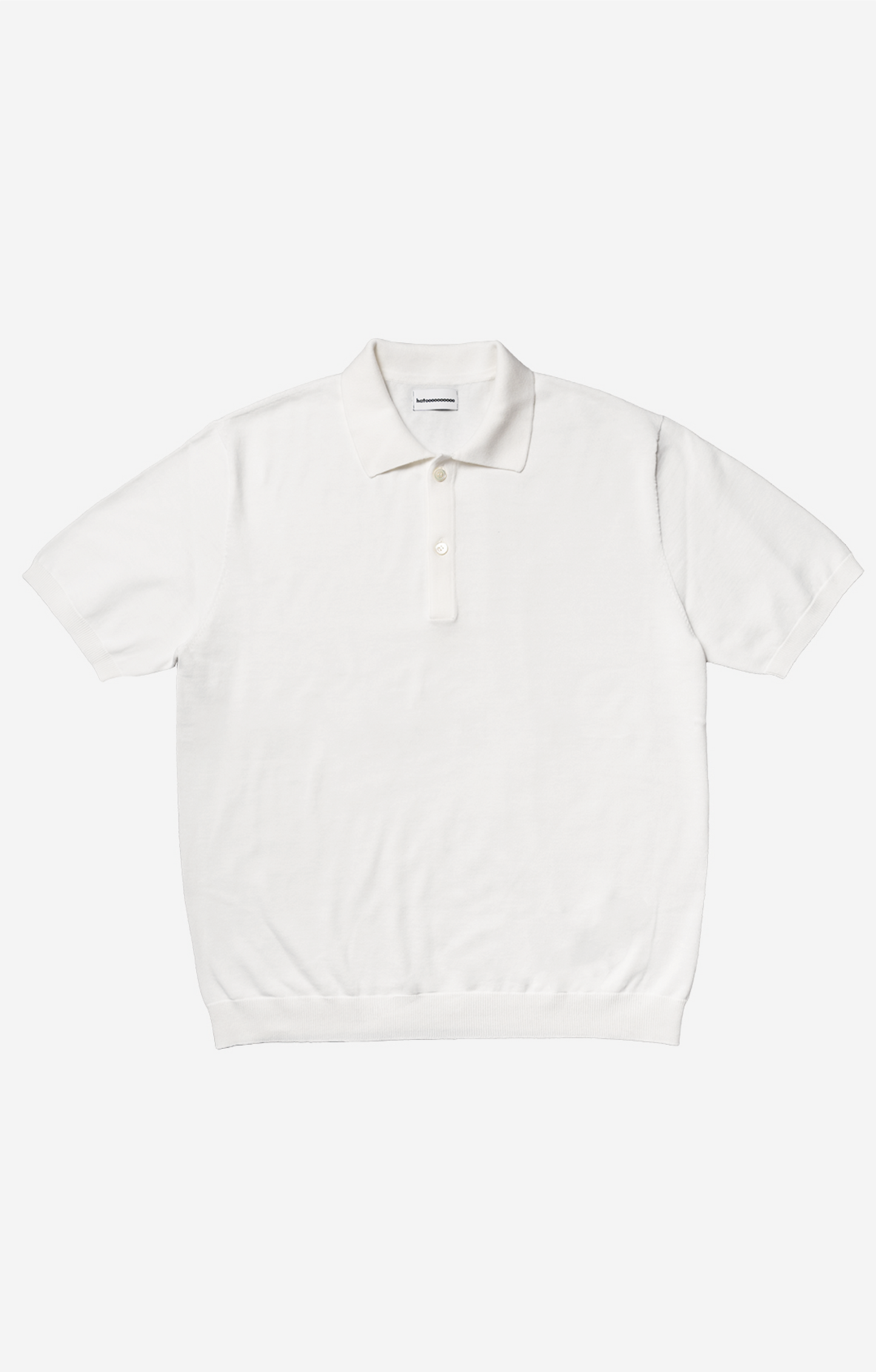 Knit polo unisex